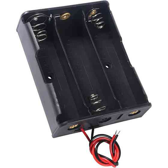 Бокс-кейс для 3 акумуляторів 18650 з виходами для DIY Київ