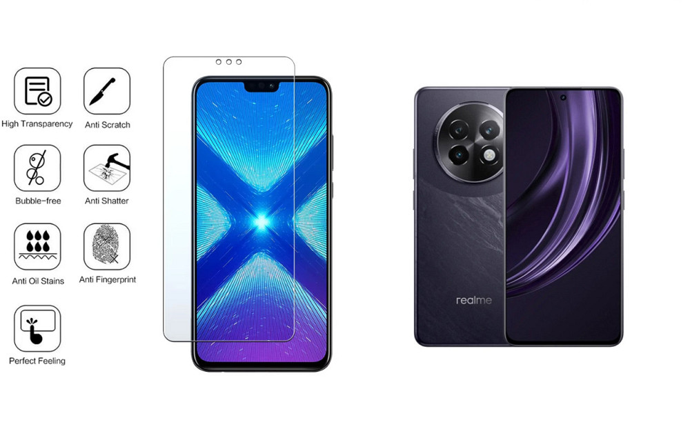 Защитное стекло NeoGlass для realme 13 5G, realme 13 Pro+, realme 13 Pro 5G – ультрапрозрачное и устойчивое Киев - изображение 4
