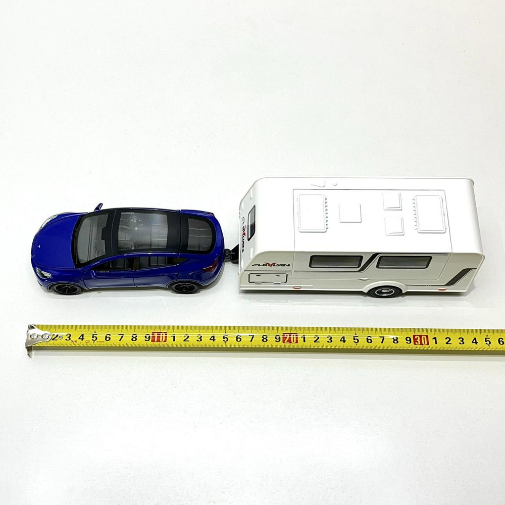 Машина з трейлером масштаб 1:32 інерція звук світло Синій (B21045) Чернігів - фото 5