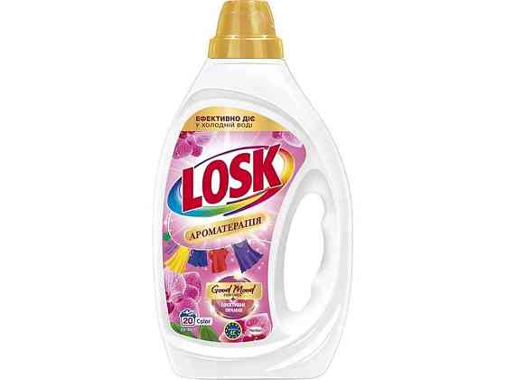 Гель для стирки 900мл Color Эфирные масла Малазийский цветок ТМ LOSK Solmir Киев