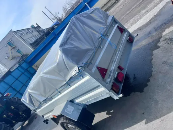 Новий причпі легковий 200х130х40 оцинкований "Дніпро" Бурштын