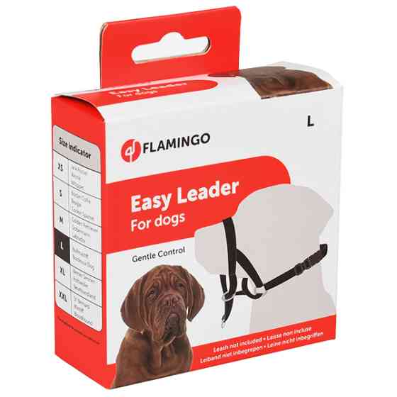 Flamingo Easy Leader L ФЛАМІНГО ІЗІ ЛІДЕР намордник для корекції поведінки собак, бульмастиф, бордоський дог Київ
