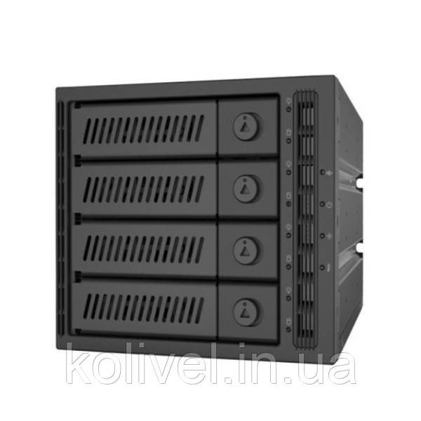 Бекплейн Chieftec CMR-3141SAS 3x5.25" -> 4x3.5" HDDs Hot-Swap Metal (CMR-3141SAS) Київ - фото 2