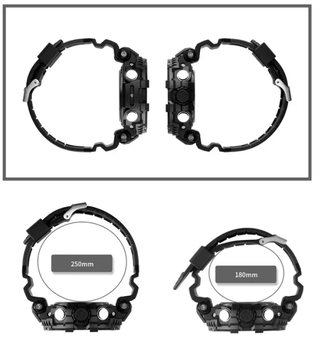 Чоловічий спортивний наручний годинник Skmei 1617 Чорний Вінниця - фото 10