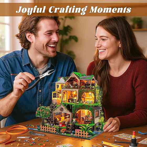 3D Румбокс DIY Fairy Tale Forest Казковий ліс + Пилозахисний купол L2501Z Київ
