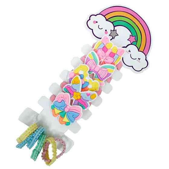 Набір дитячих гумок для волосся "Бантики" 0105-038 Вінниця