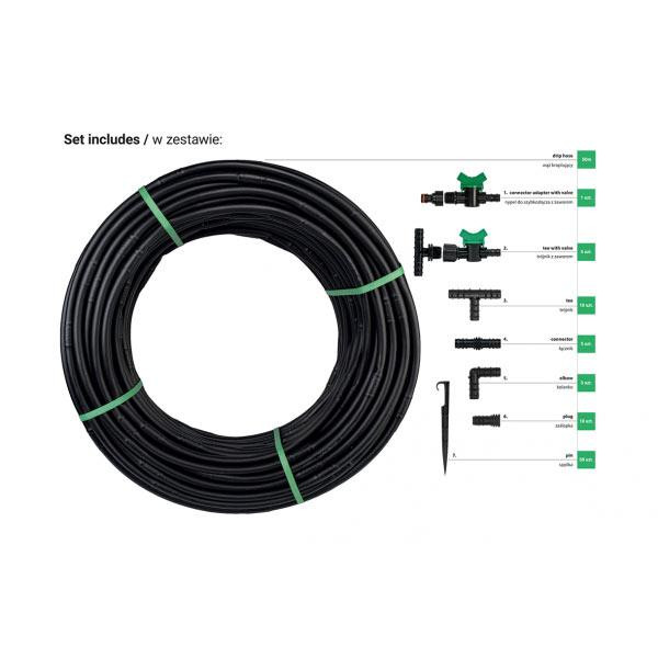 Комплект з крапельної трубкою 50 м, WATER FLOW DRIP, DSWWF50-SET2 Київ - фото 4