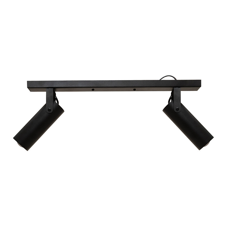 Светильник потолочный спот поворотный MSK Electric Focus под две лампы Е27 черный  NL 14050-2 BK Одесса - изображение 4