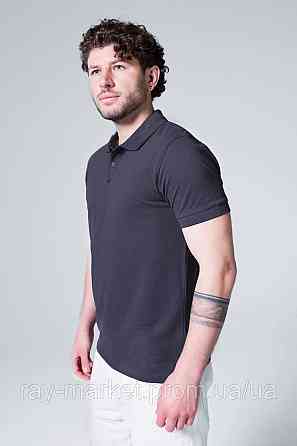 Поло класичне Stedman Lux Polo чоловіче графіт (ST9060-SLG) XXL Київ
