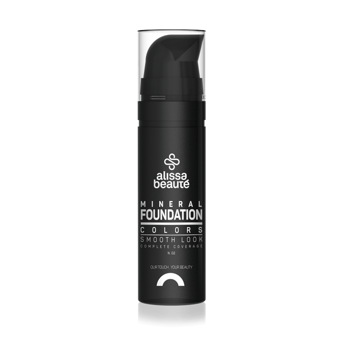 Тональна основа з матовим фінішем 02 Беж Mineral make-up foundation n,02 Alissa Beautе 35 мл Вінниця - фото 1