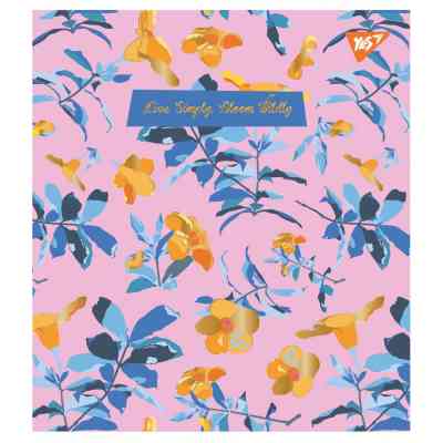 Тетрадь Yes А5 Wild Bloom 18 листов клетка (765198) Винница