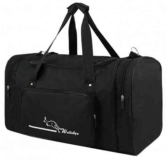 Сумка спортивная Wallaby 3070 35х60 черная S307001 Киев