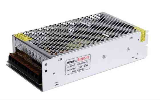 Блок живлення адаптер 12V 20A S-250-12 Metall Вінниця