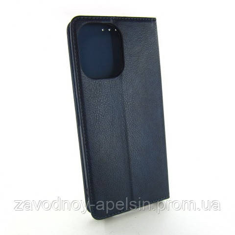 Чехол книжка Xiaomi Redmi 13 Кожаный (синий) Одесса - изображение 2