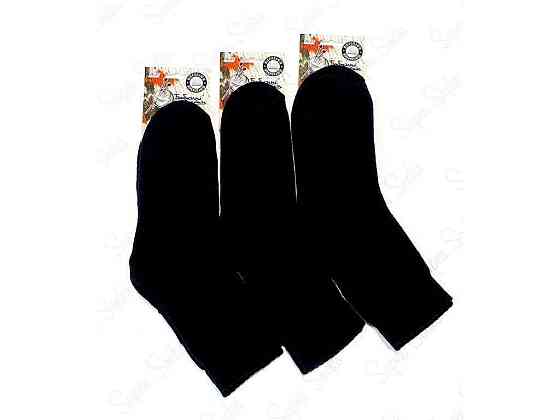 Шкарпетки бабусині акріл S200 Однотон (чорний) р.22 1 пара ТМ SUPER SOCKS Київ