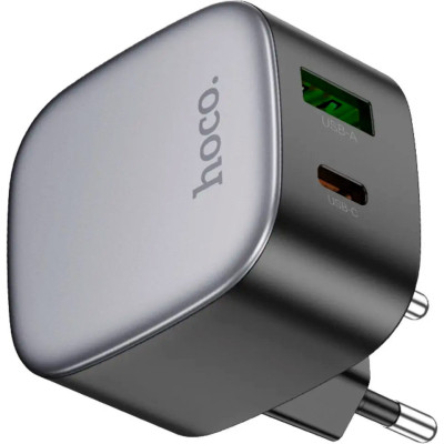 Зарядное устройство HOCO CS32A Rise 1xUSB-C PD20W + 1xUSB QC3.0 Black (6942007617451) Винница - изображение 4