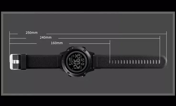 Мужские спортивные часы Skmei 1508 (Черные с черным) Винница - изображение 11