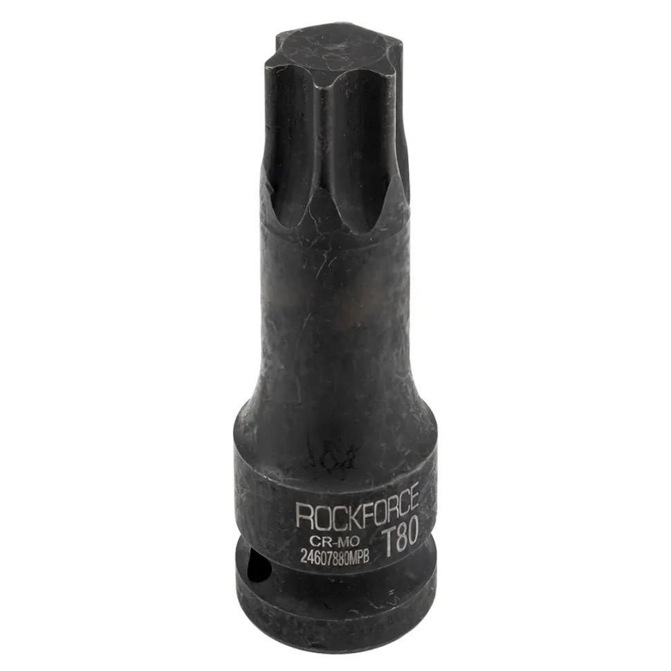 Головка-біта TORX ударна 1/2'' T80 Rockforce RF-24607880MPB Одеса - фото 1