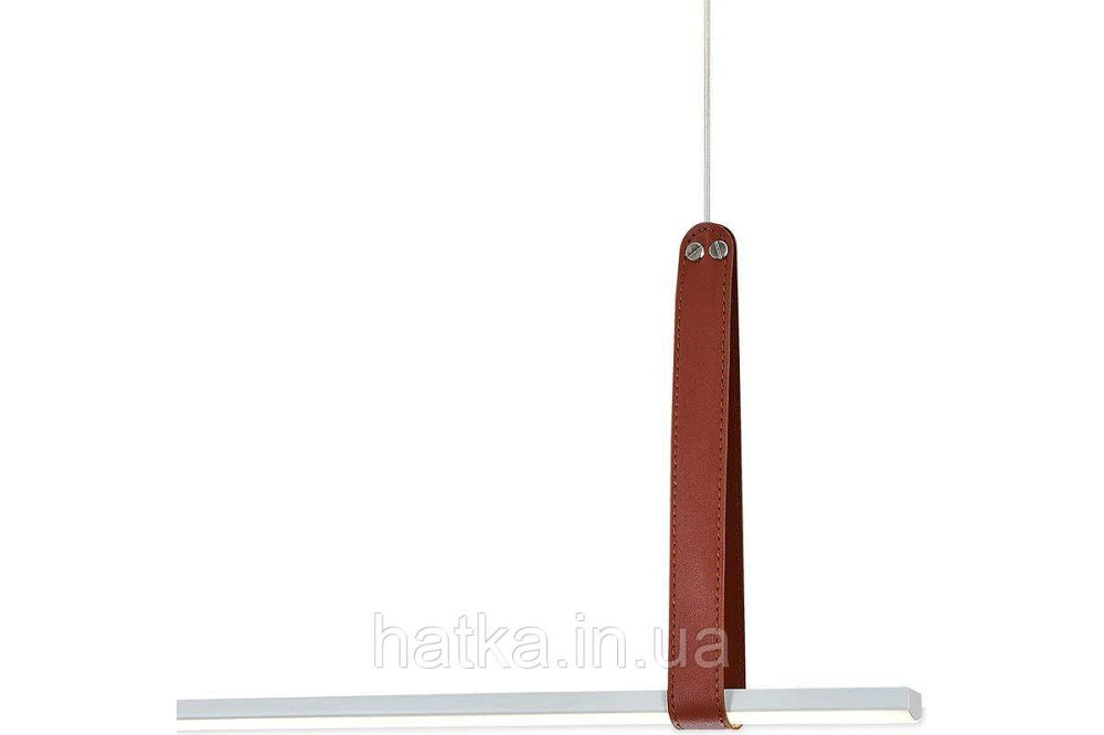 Підвісний світлодіодний світильник G 2810/1100 44W Білий+Штучна шкіра Київ - фото 5