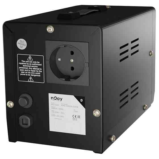 Стабілізатор NJOY Alvis 1000 (AVRL-10001AL-CS01B) AVR, 1 розетка Чорний Харків