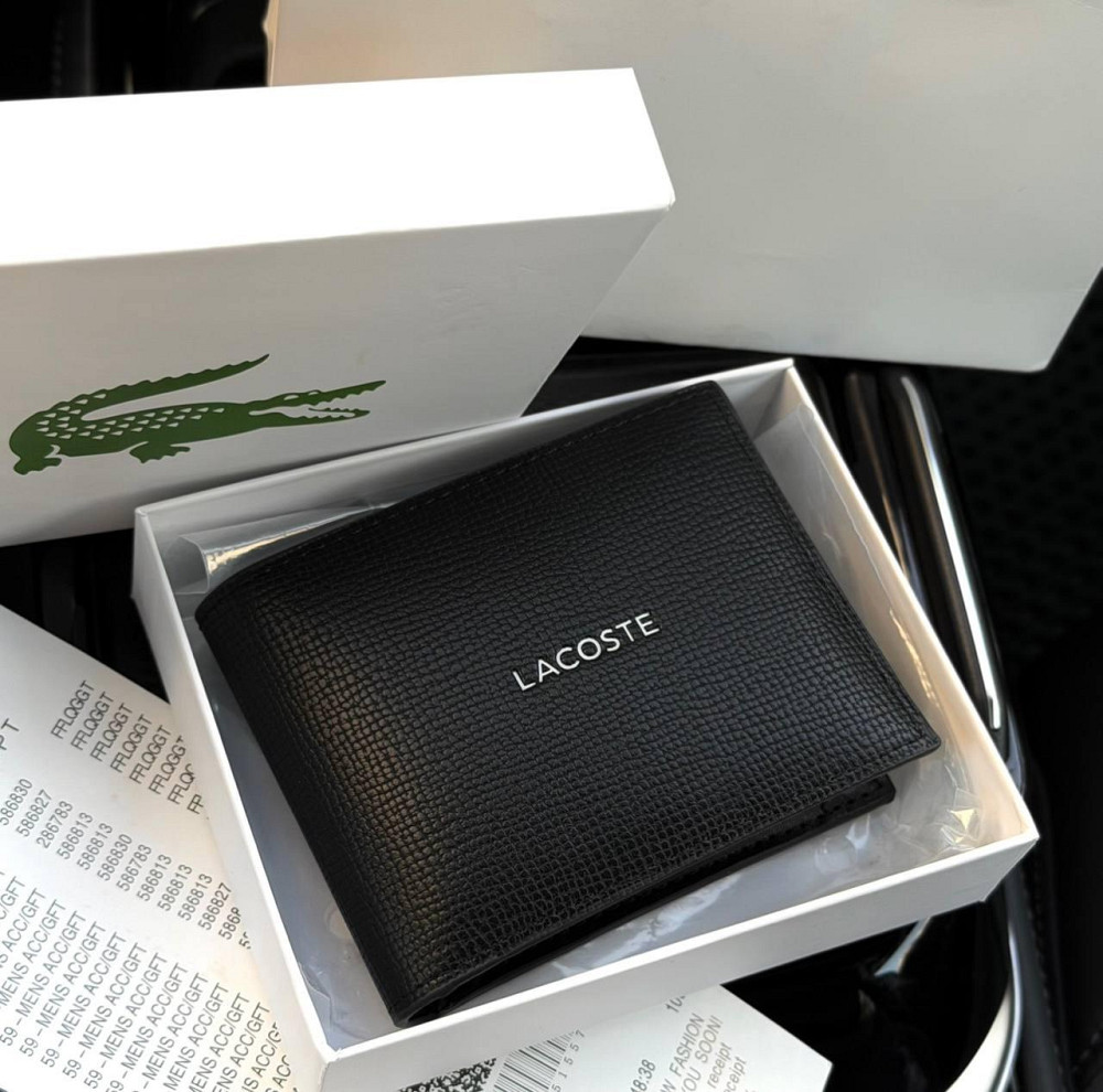 Чоловіче портмоне Lacoste в фірмовій упаковці (А8) Київ - фото 7