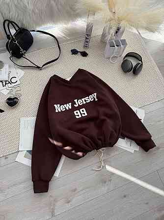 Унісекс базовий стильний світшот тринитка на флісі Шоколад Одеса