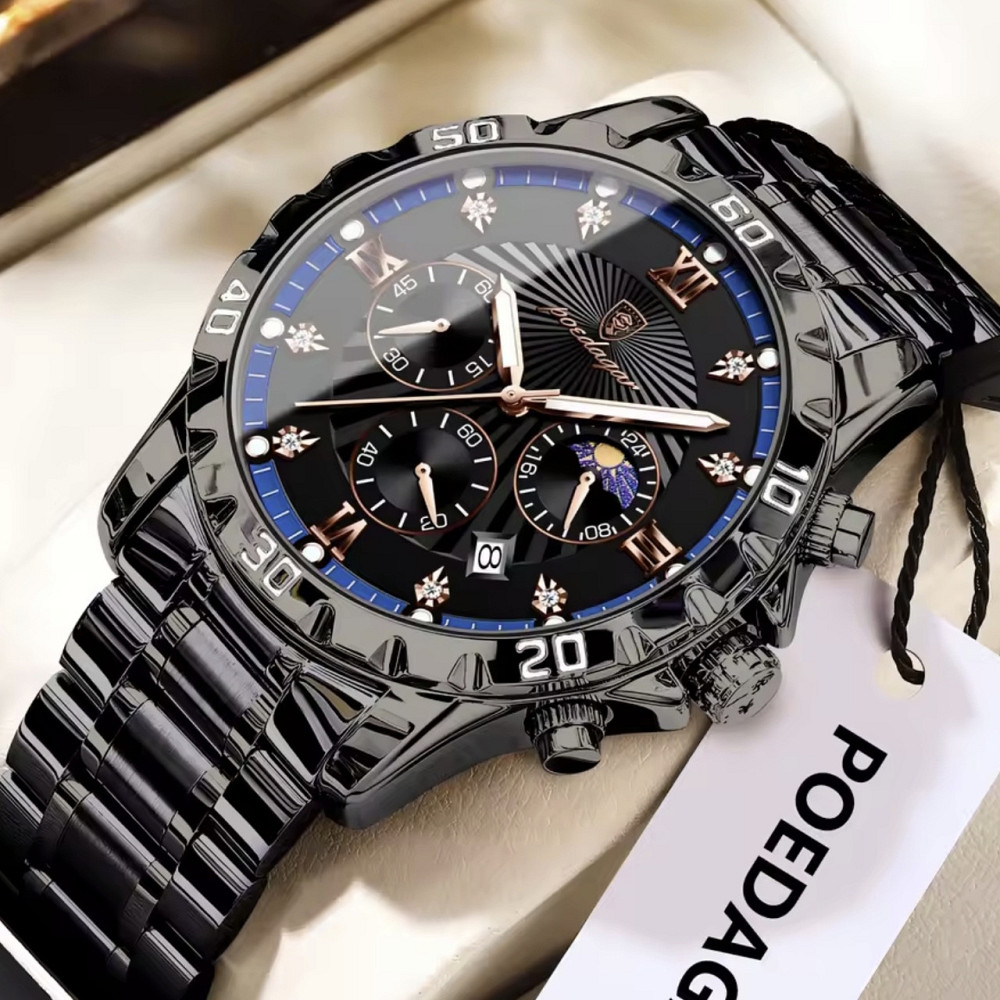 Часы мужские наручные Poedagar Extra Черный Винница - изображение 2