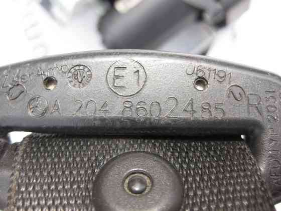 Mercedes-Benz  A2048602485 9C94 Ремінь безпеки передній правий чорний W204 X204 Одеса