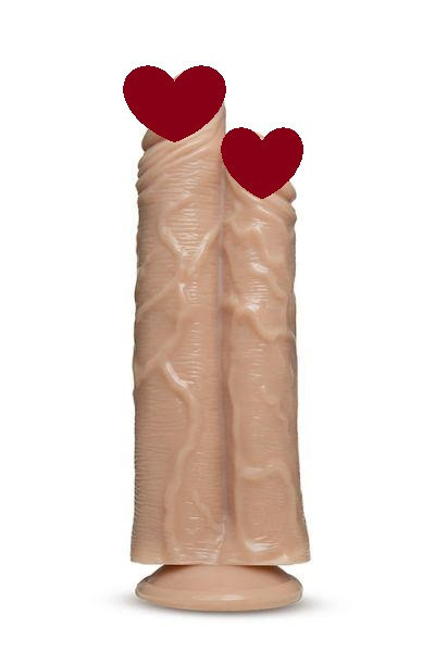 Двойной фаллоимитатор DR. SKIN DR. DOUBLE STUFFED FLESH Sex Aura Киев - изображение 1
