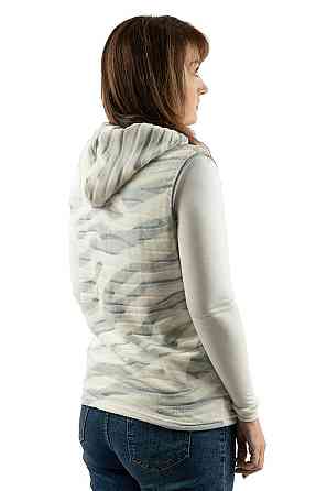 Жилет женский теплый с капюшоном, велсофт топ Киев