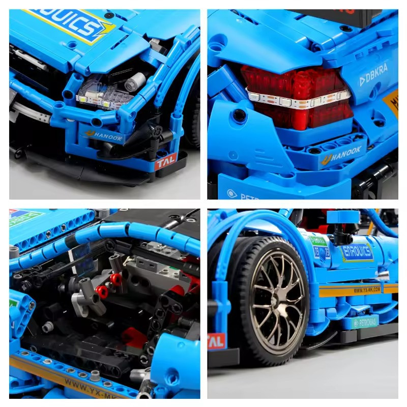 Конструктор детский спорткар.Спортивная машина Mercedes-Benz AMG G63 на управлениии на 1989 деталей,синий Каменец-Подольский - изображение 7