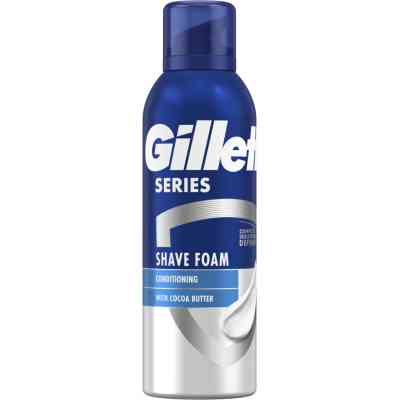 Пена для бритья Gillette Series Conditioning с маслом какао 200 мл (8001090871404) Винница