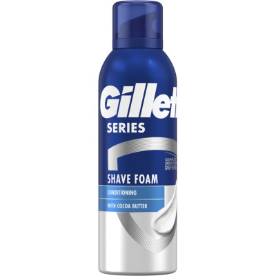 Пена для бритья Gillette Series Conditioning с маслом какао 200 мл (8001090871404) Винница - изображение 1