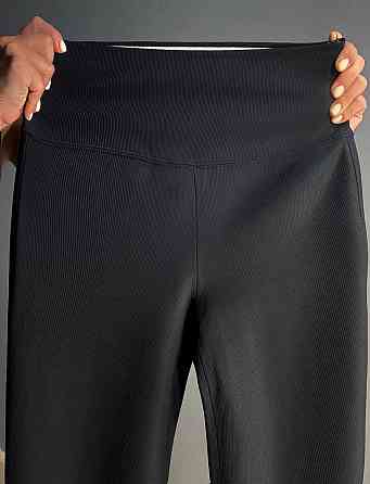 Лосини жіночі Kenalin W18 кльош утеплені з флісом пуш ап чорні, чорний, XS Київ