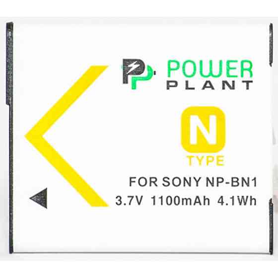 Аккумулятор к фото/видео PowerPlant Sony NP-BN1 (DV00DV1278) Винница