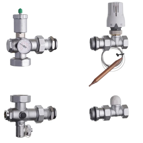 Змішувальна група термостатична з ексцентриками Roho R71-100075 - 1"х3/4" (без насосу) (RO0150) Київ