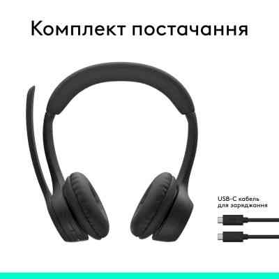 Наушники Logitech Zone 300 Bluetooth Graphite (981-001407) Винница
