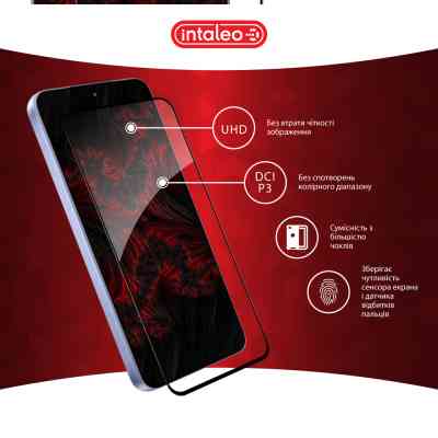 Стекло защитное Intaleo Full Glue Xiaomi 15 Black (1283126607349) Винница