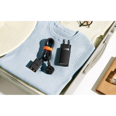 Зарядний пристрій Baseus 2xUSB-C 65W + 1xUSB GaN + cable USB-C to USB-C 100W 1.0m black (CCGP120201) Вінниця - фото 5