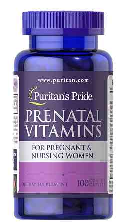 Вітамінно-мінеральний комплекс для вагітних Puritan's Pride Prenatal Vitamins 100 Coated Caplets Луцьк