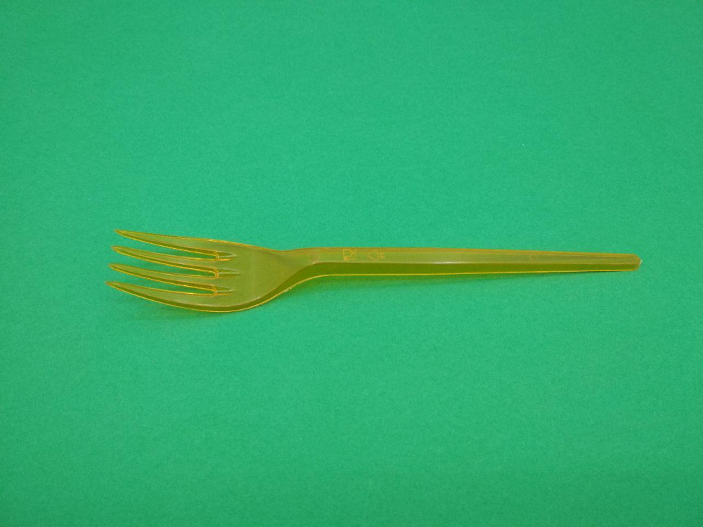 Вилки пластикові 100 шт Помаранчеві Юніта Харків - фото 2