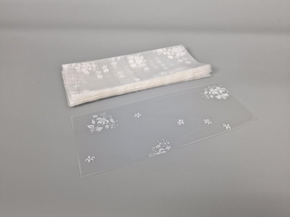 Пакет із малюнком для пакування подарунків (10*25) No09027 (1) "Квіти лілії" (100 шт.) Харків - фото 2