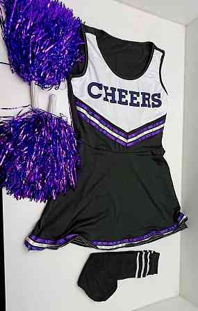 Костюм черлідерки з помпонами та шкарпетками М Луцьк