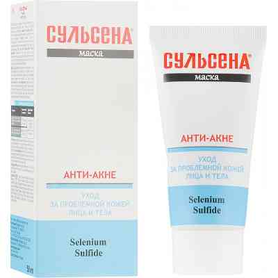 Маска для лица Сульсена анти-акне 50 мл (4823052202682) Винница