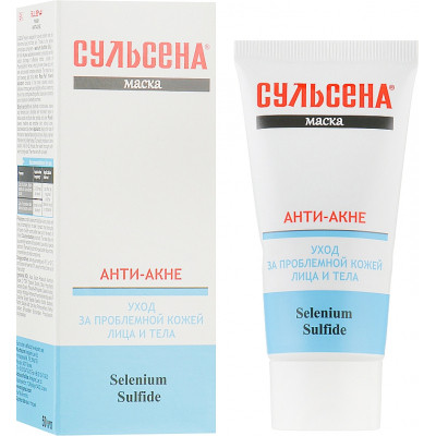 Маска для лица Сульсена анти-акне 50 мл (4823052202682) Винница - изображение 2