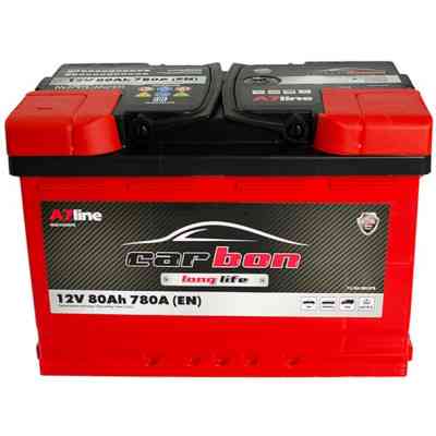 Акумулятор автомобільний CARBON 80 Ah/12V Euro (CRB80-00) Вінниця
