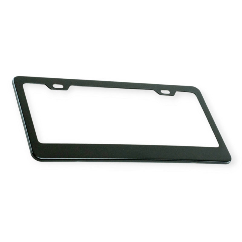 Рамка під номер книжка "америка" нержавіюча сталь 30,5х15,5 см (2 отвори) чорна Мукачево - фото 1