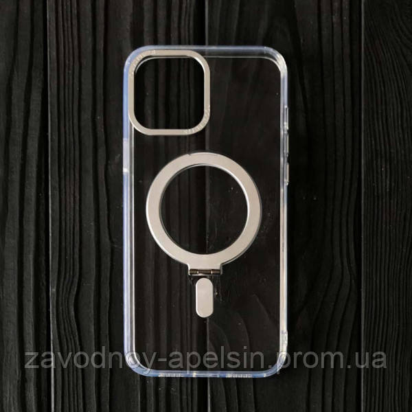 Iphone 14 Plus Чехол подставка MagSafe (прозрачный) Одесса - изображение 2