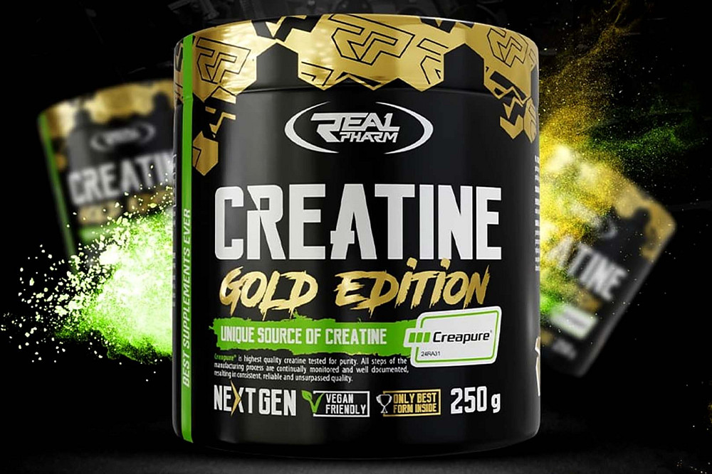 Креатин Real Pharm Gold Edition Creatine 250 g Natural CREAPURE Луцк - изображение 2