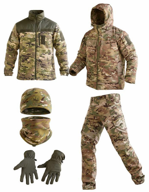 Зимовий тактичний костюм 5в1 Taslan мультикам ВТ6866 Одеса - фото 9